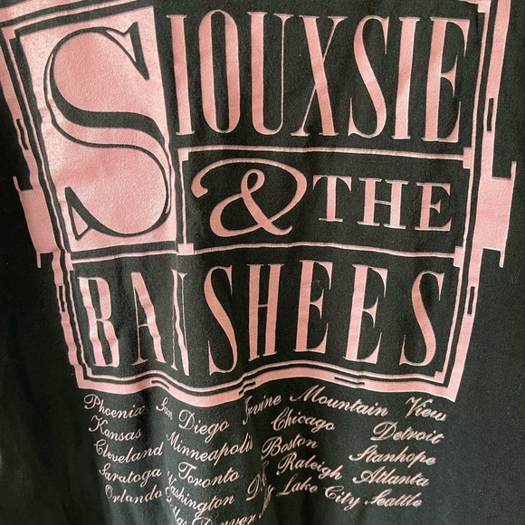 Vintage Lollapalooza SUPERSTITION US tour T-shirt Siouxsie & The Banshees 1991 - Picture 5 of 9